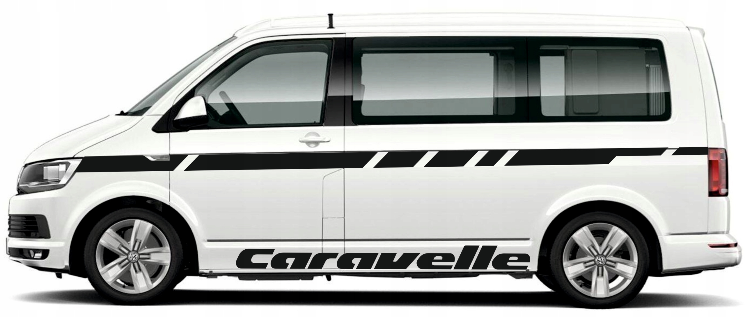 Naklejki VW T5 T6 Transporter pasy na boki Tuning