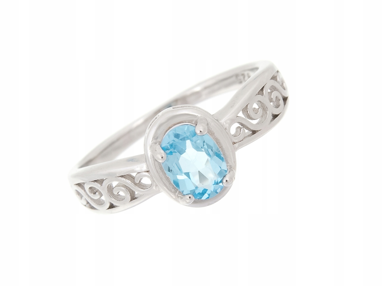 Prstýnek S Rhodiem, Přírodní Švýcarský Topaz Vel 0,19, Dárek