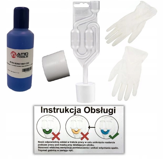 Tester szczelności uszczelki głowicy CO2 50 testów