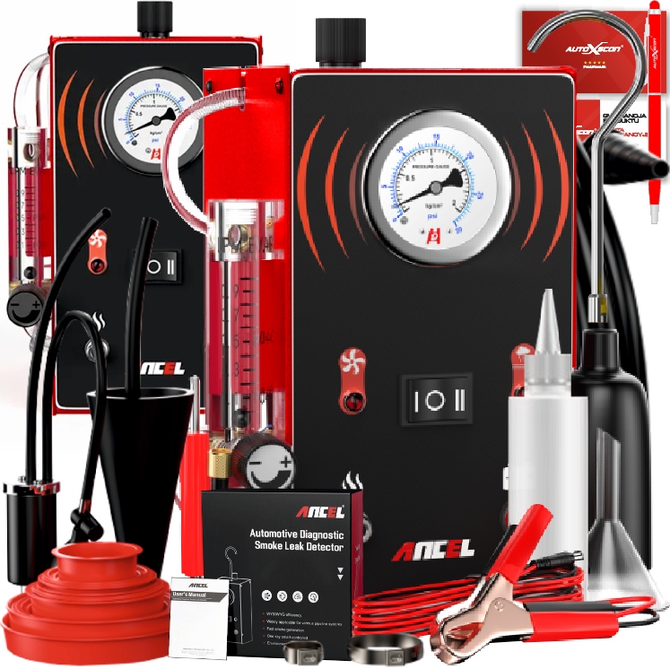 Generátor Dymu Ancel S300 pumpa manometer regulácia zátky kompletná sada