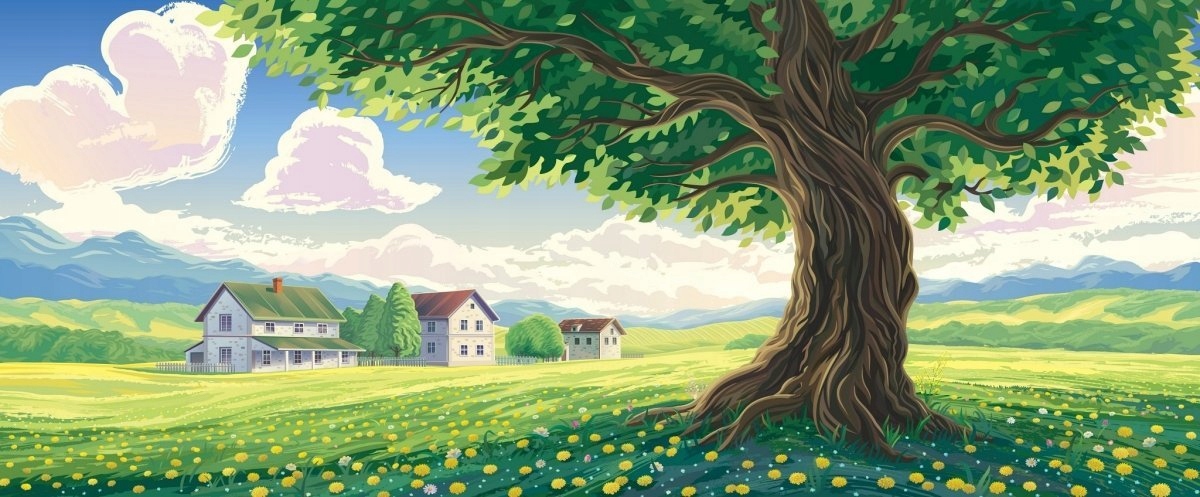 Diamantová Výšivka Diamond Painting Mozaika Letní idylka 80x185cm 5D sada