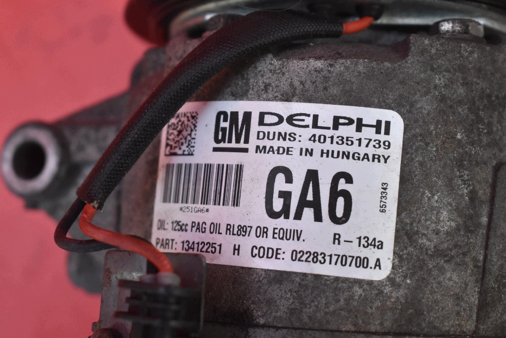 compressore pompa climatizzatore aria condizionata 13412251 CHEVROLET CRUZE e J300 1.8 16V 141 KM