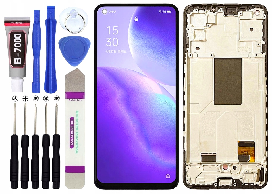 Oled displej pro Oppo Reno 5 5G LCD displej Rámeček