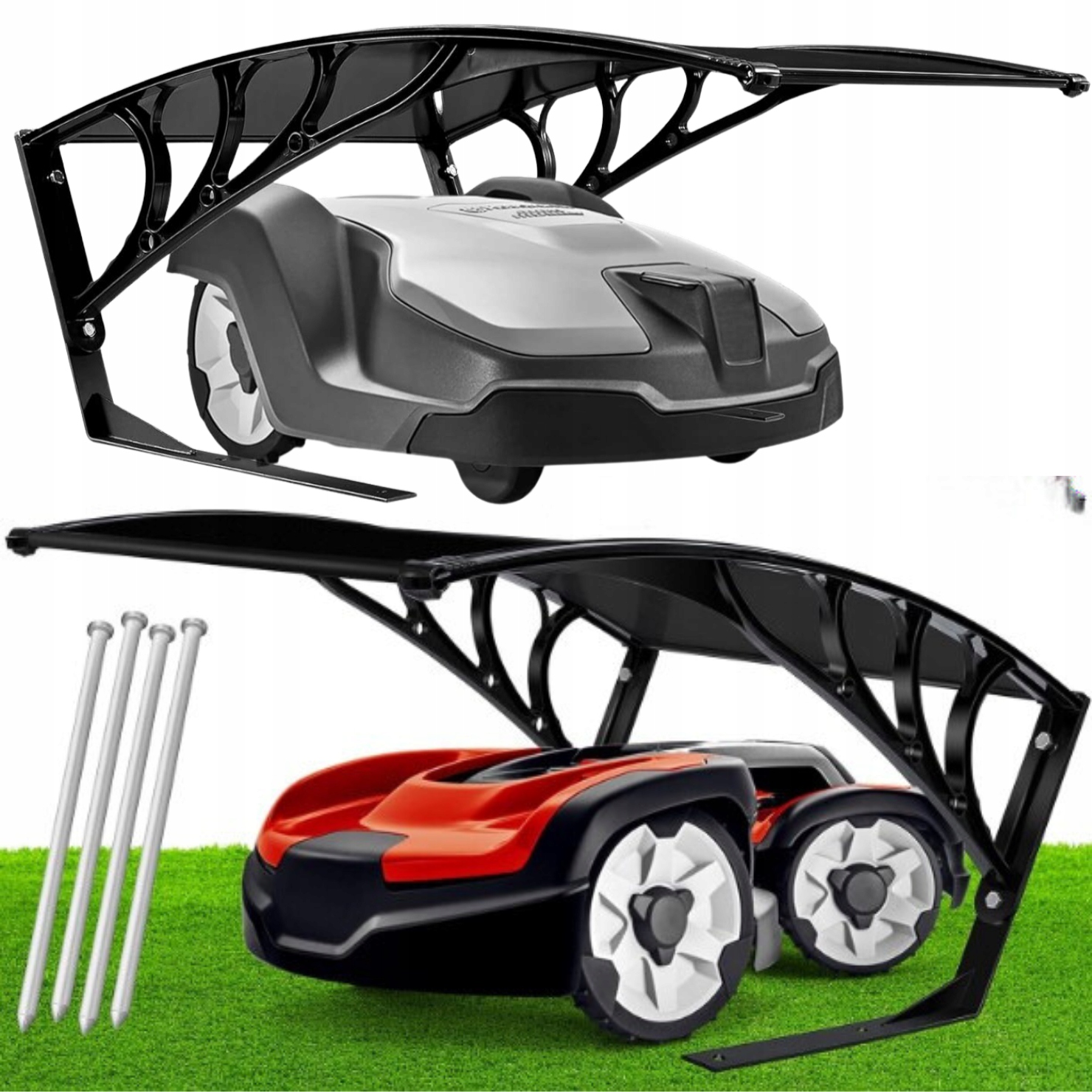 Garaż Dla Robota Koszącego Do Kosiarki Daszek Domek Luba Parkside