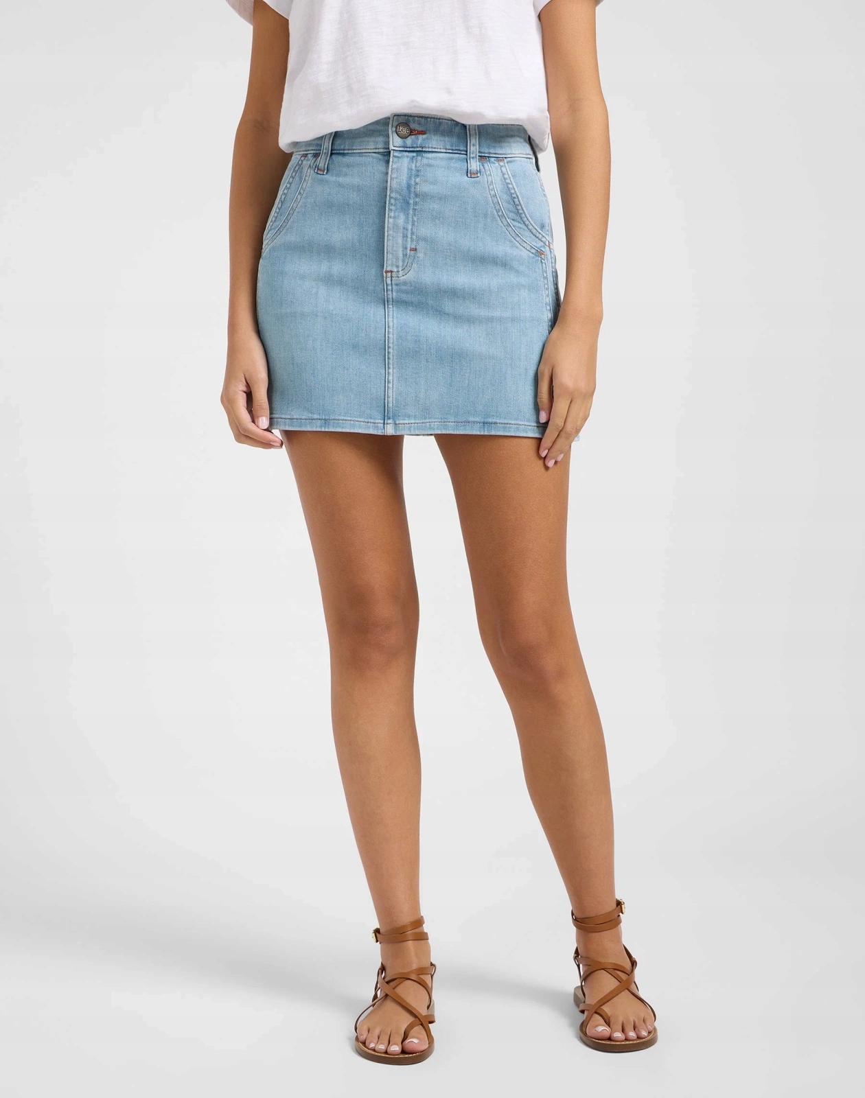 Dámská sukně Lee Double Seamed Mini Skirt Minor Key 112363513 W26