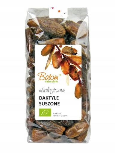 3x Batom Sušené datle bez pecek Ekologické Bio 500 g Batom