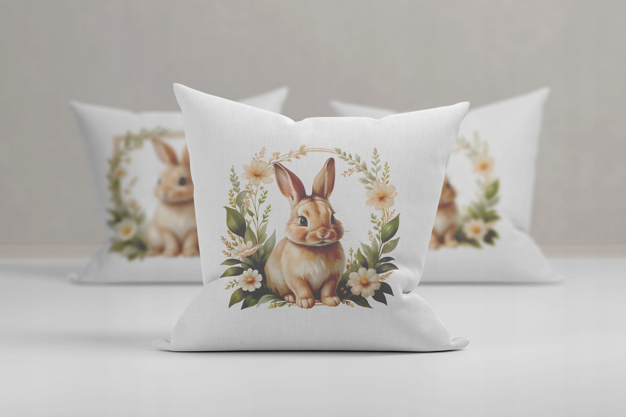 POSZEWKA POSZEWKI NA PODUSZKĘ ŚWIĘTA WIOSNA WIELKANOC DO DOMU - PREMIUM - Marka inna