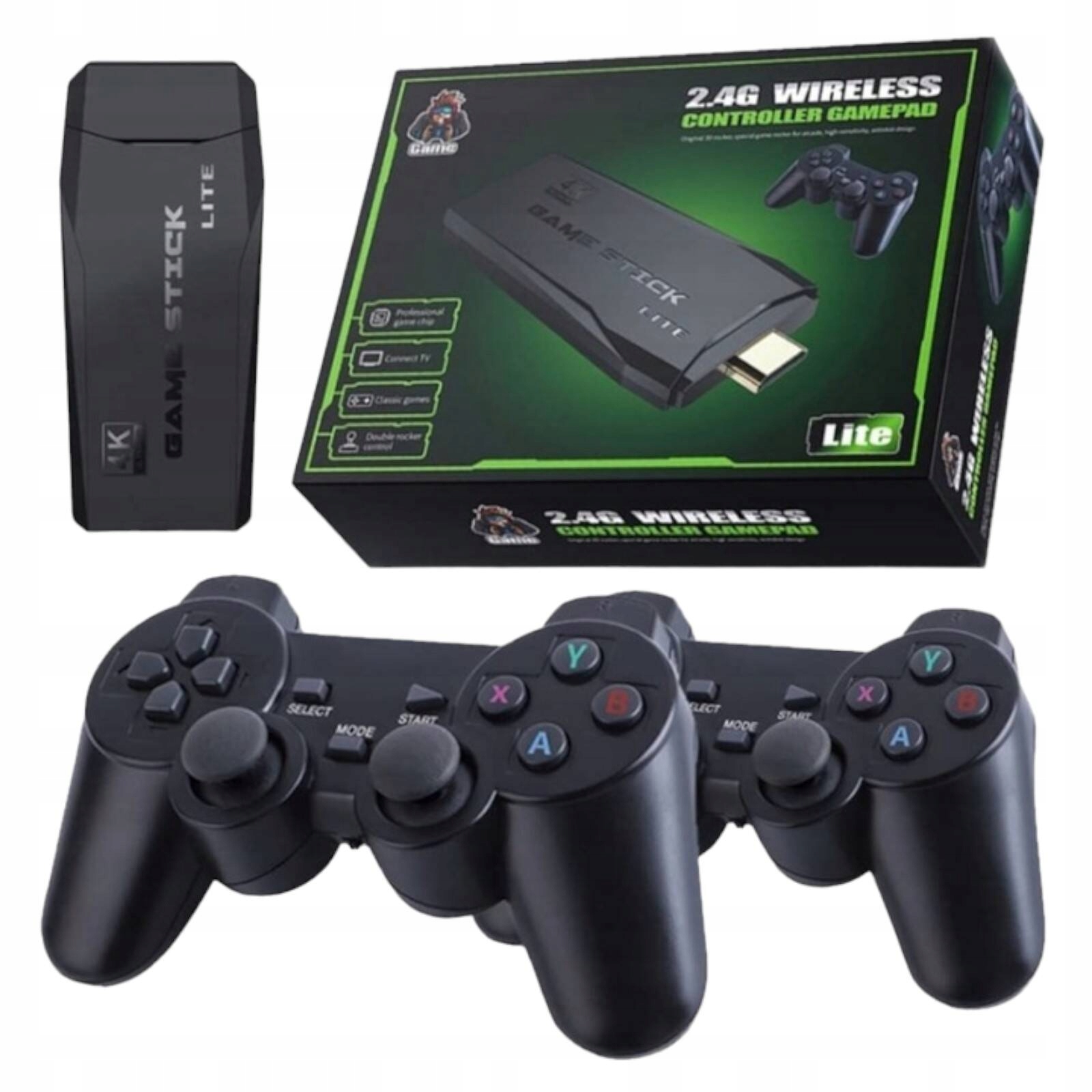 Konsola Retro Do Telewizora Ponad 20 000 Gier + Dwa Pady Przenośna Hdmi Tv EAN (GTIN) 5905143343906