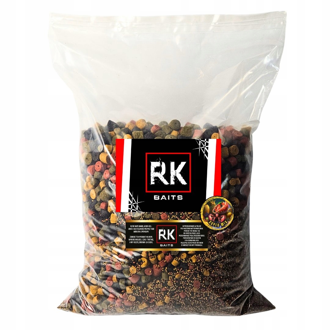 Pellet zanętowy Rk Baits Mix 2, 12, 18mm 10kg
