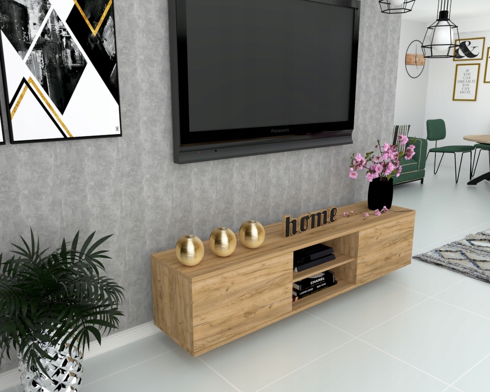 Szafka RTV KING Wisząca craft Kolekcja King Fly