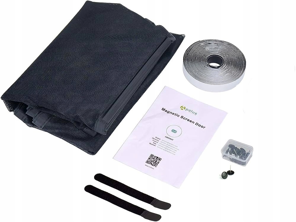 MOSKITIERA MAGNETYCZNA SIATKA NA DRZWI 90x200cm Marka inna