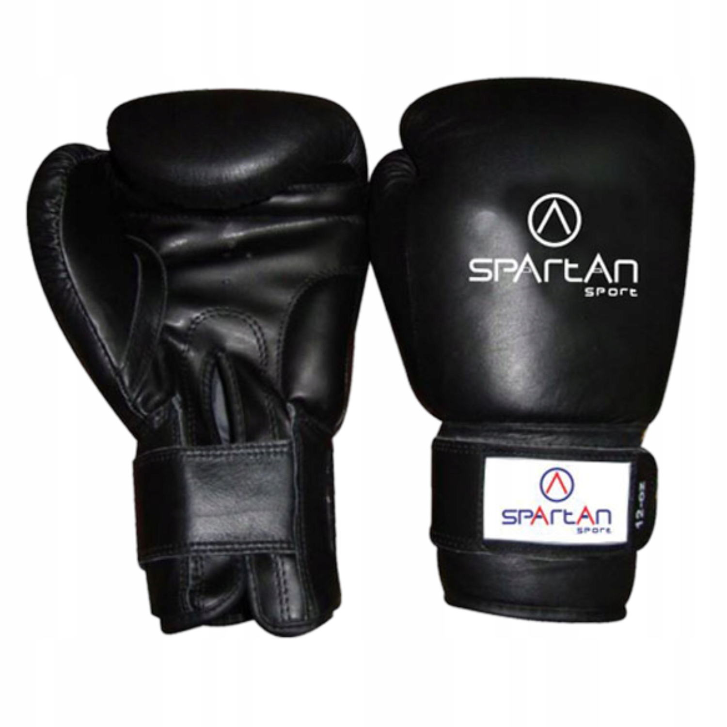 Tréninkové boxerské rukavice Sparingové černé Odolné Spartan vel. L