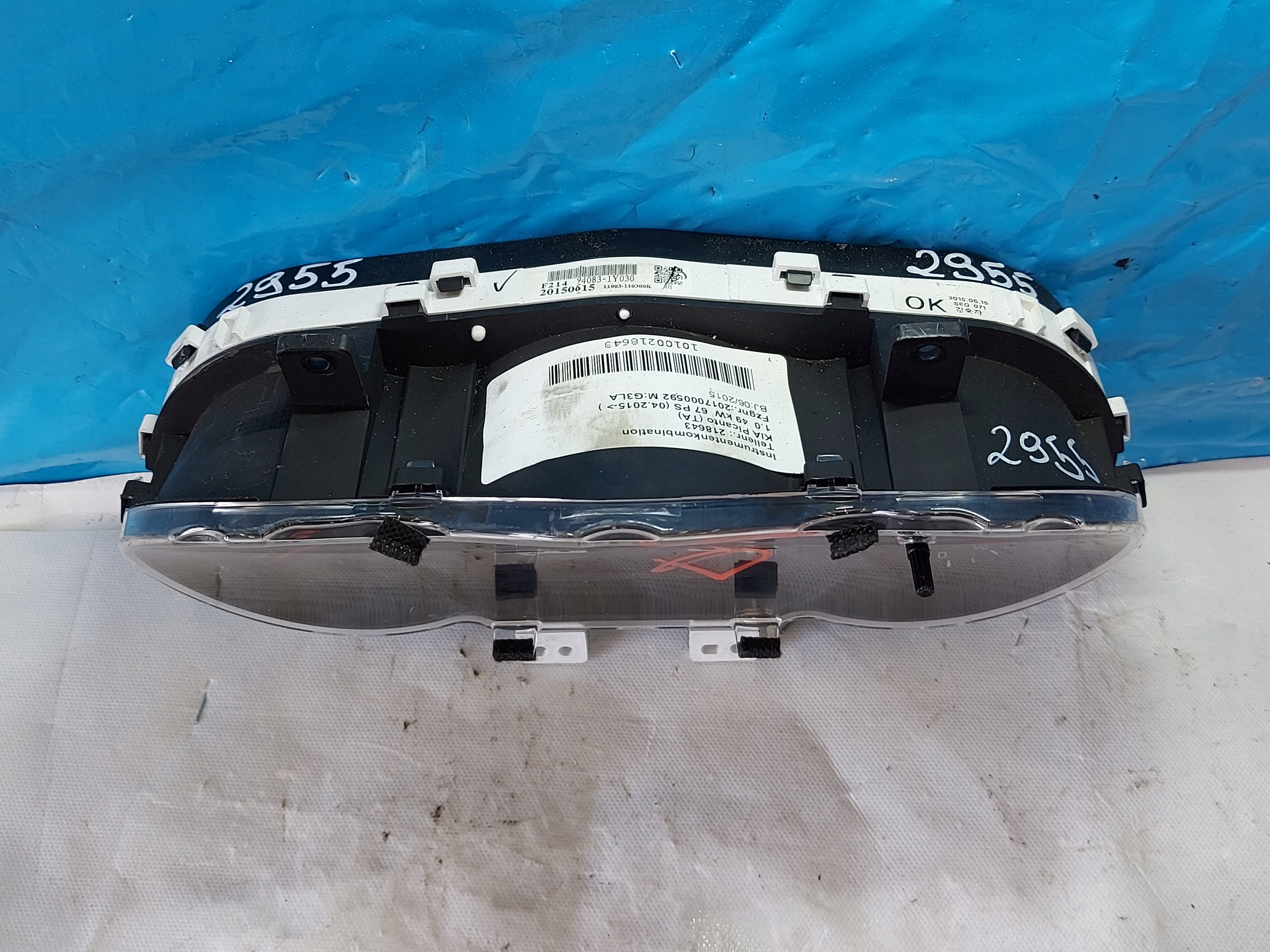 dials clock KIA PICANTO 1.0 TA 940831Y030