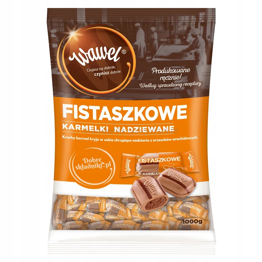 Levně Wawel Karamelky Fistaszkové 1 Kg