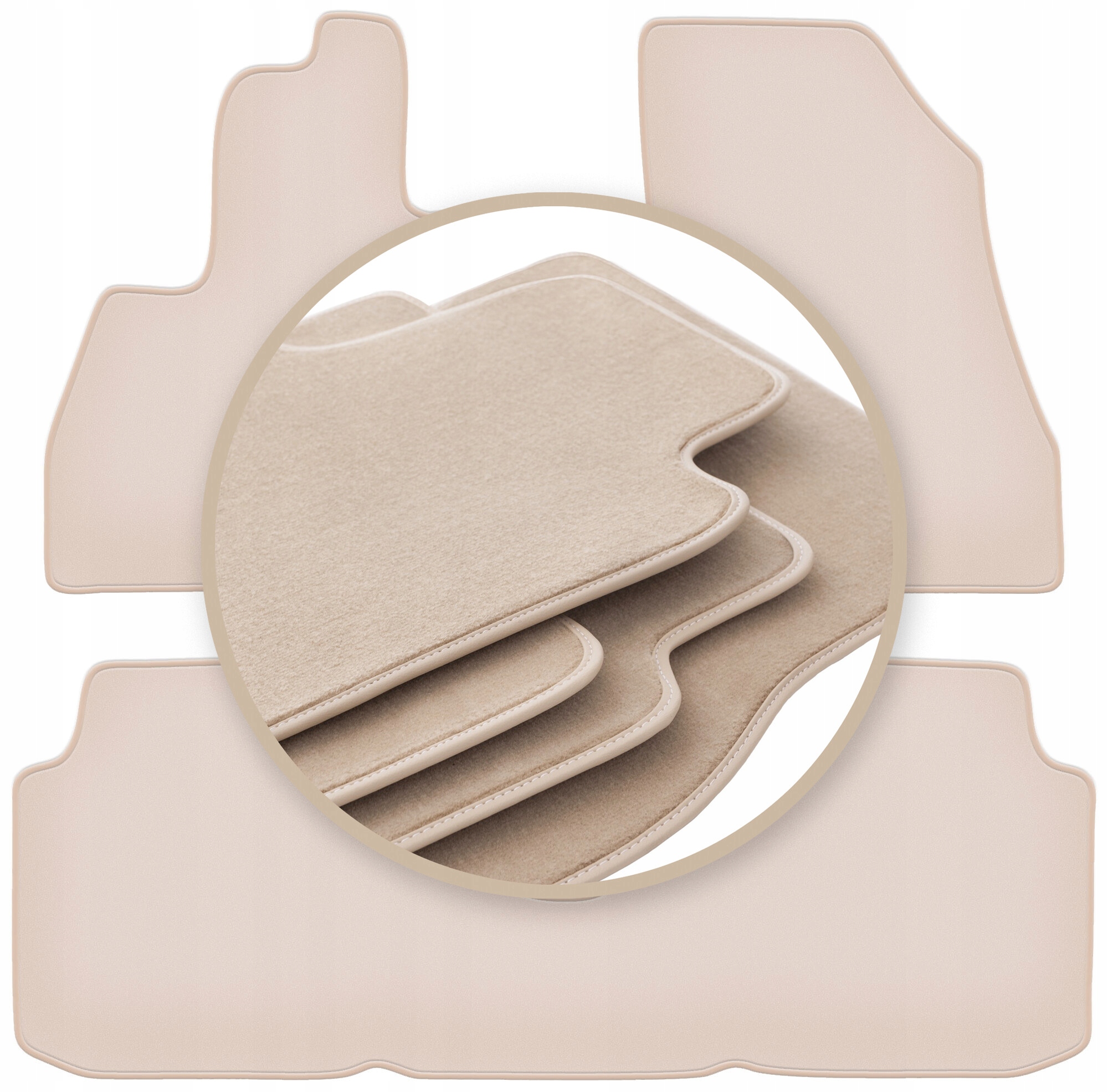 Velúrové koberčeky 10 mm Premium pre: Fiat 500L minivan 2012-