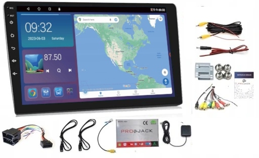 Radio Navigácia Carplay 2 Din 9 Palcov Gps Android Bt WiFi Usb 2GB 64GB