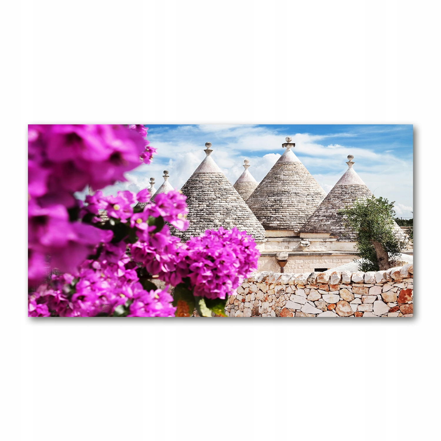 

Foto obraz akrylowy Domy trulli zdjęcie 140x70 cm