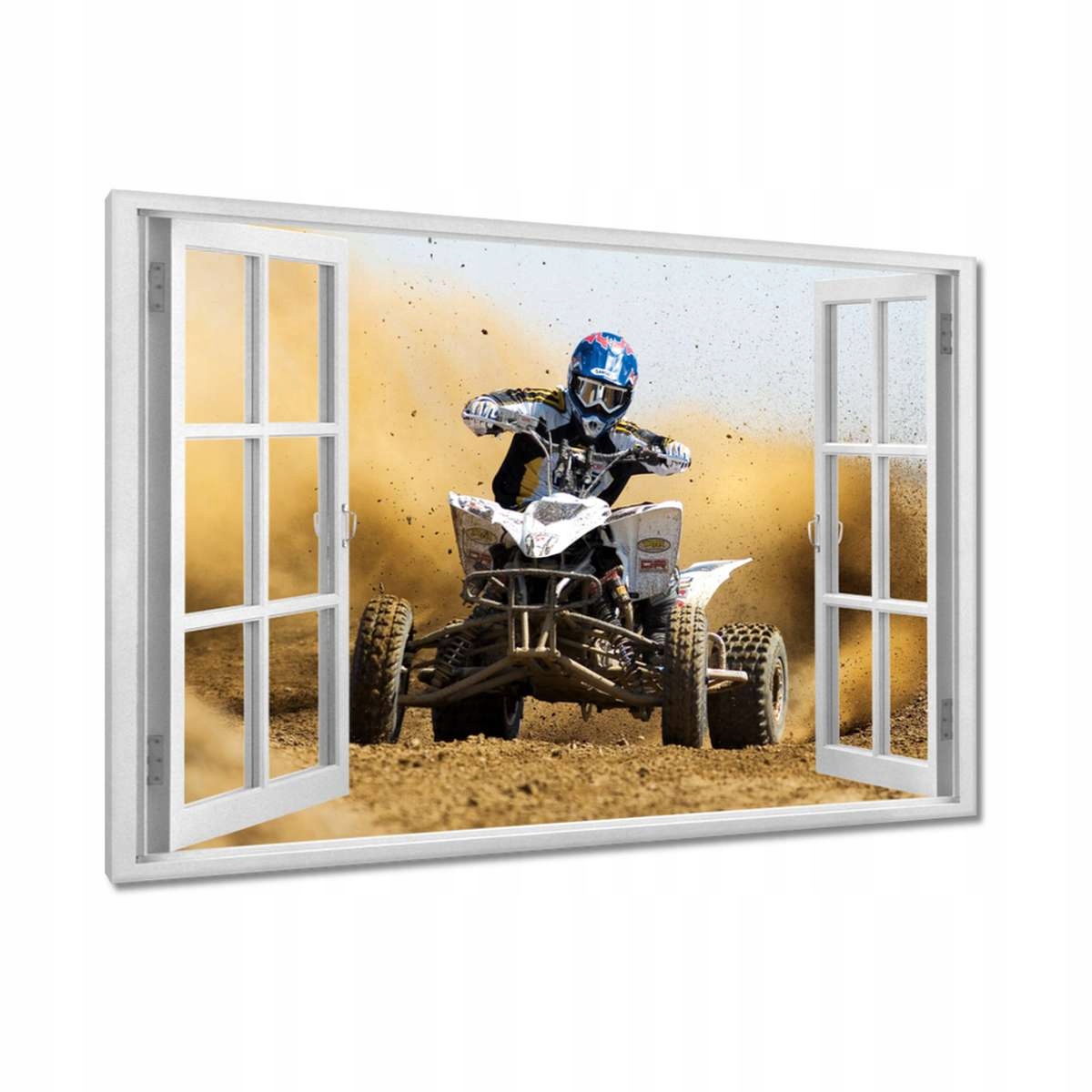 Obrazy 120x80 Quad Poušť Rallye Závod