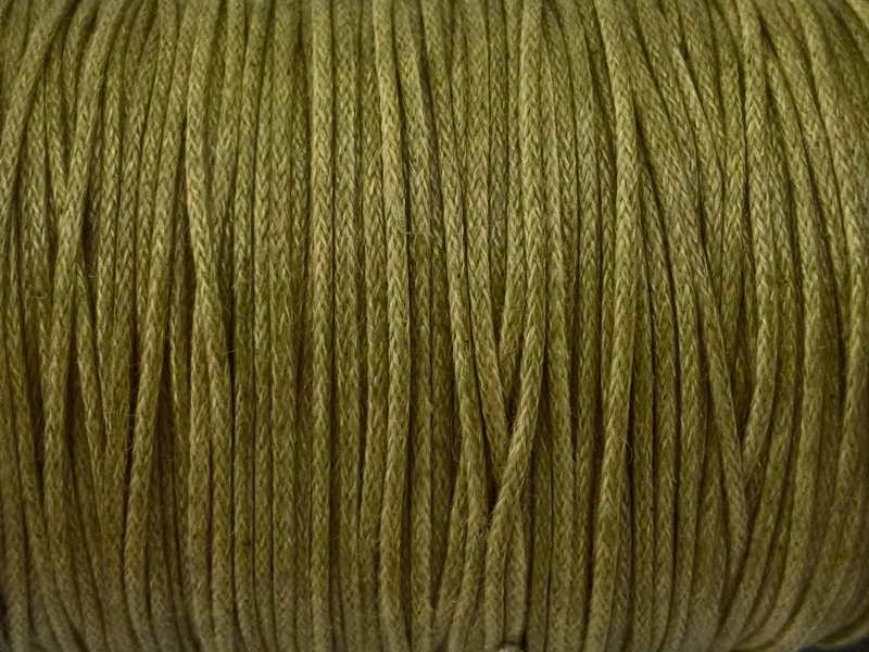 Sznurek bawełniany woskowany 1 mm Sw31/ 7 m