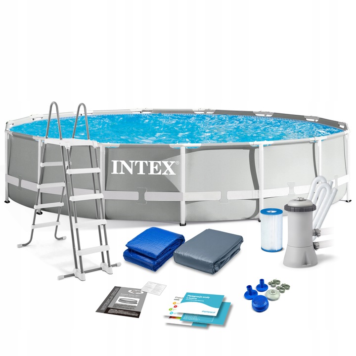 7w1 Basen Intex 26724 457x107 pompa drabinka chlor