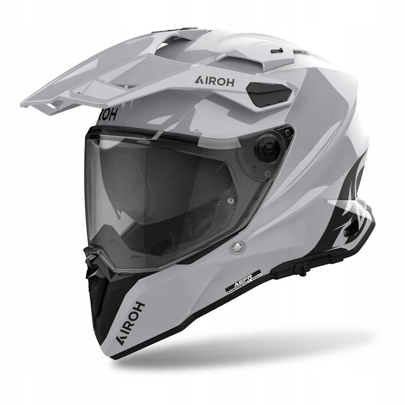 Motocyklová prilba Airoh Commander 2 Color Cement Grey Gloss šedá Darčeky