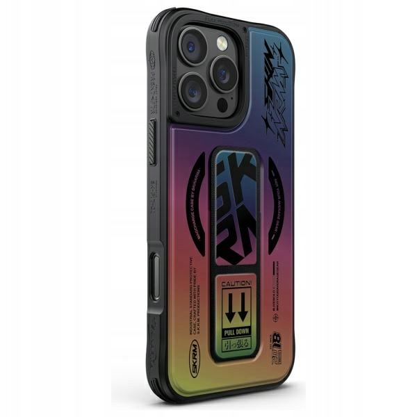 Hologramové pouzdro Skinarma Kira Kobai iPhone 16 Pro Max 6,9" Mag Grip Stand