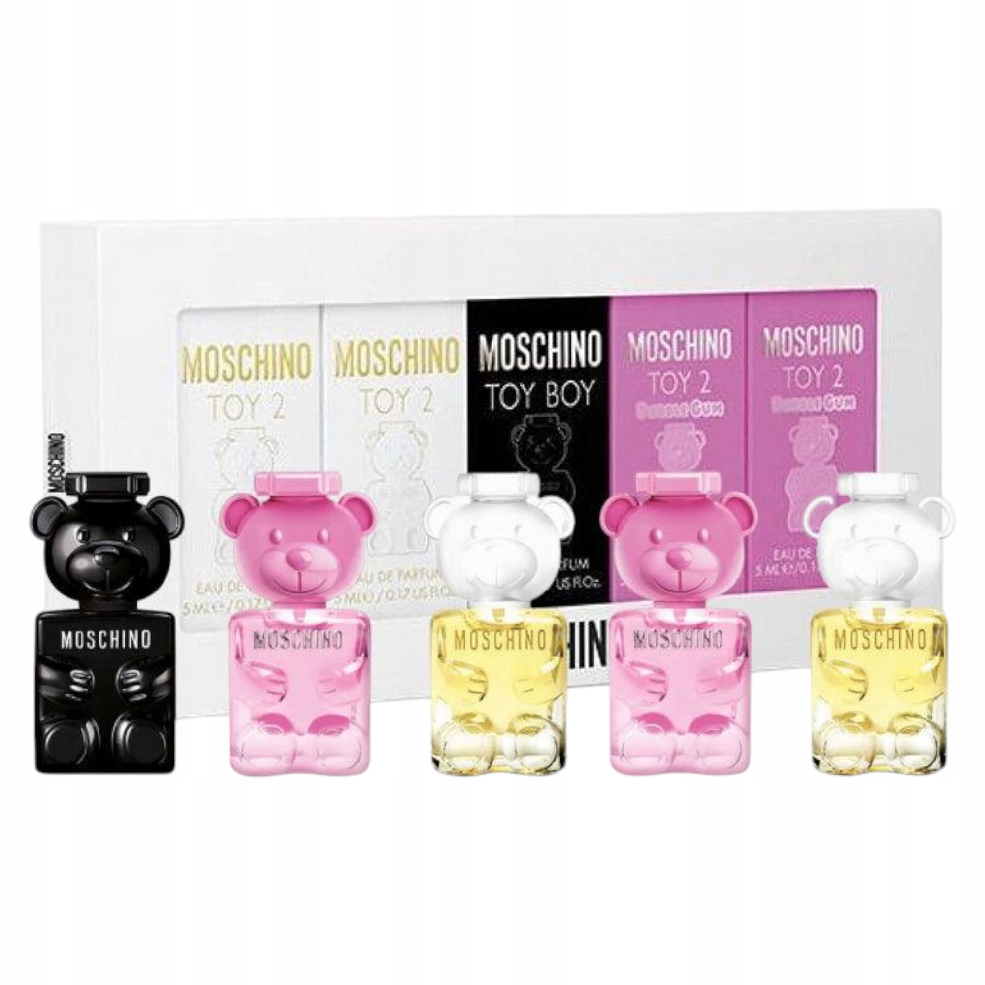 Sada Moschino: Toy 2 Bubble Gum, Eau De Parfum, Unisex, 2 kusy, 5 ml Toy 2,