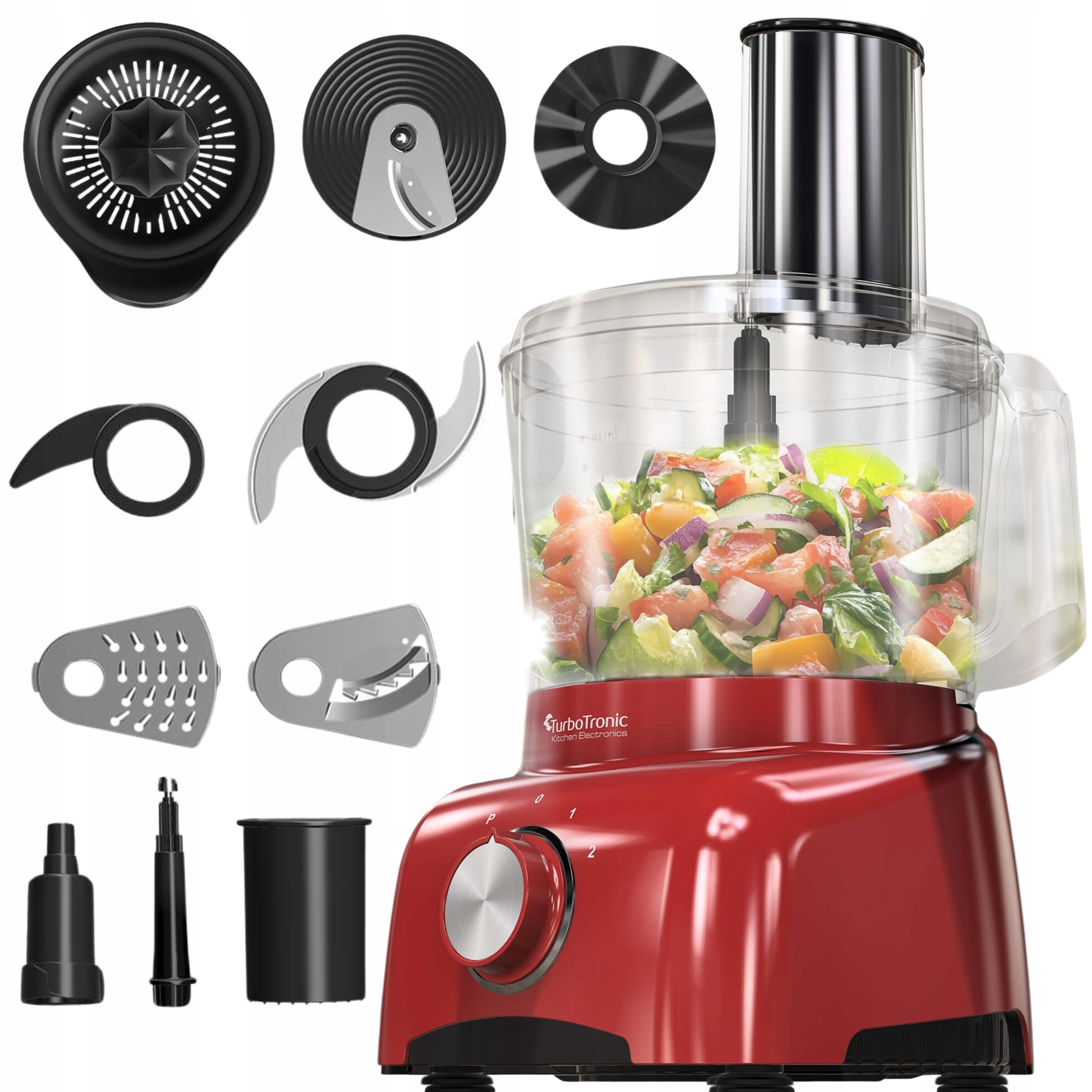 Wielofunkcyjny Malakser Robot Kuchenny Tarka Szatkownica 800 W 1,2 L