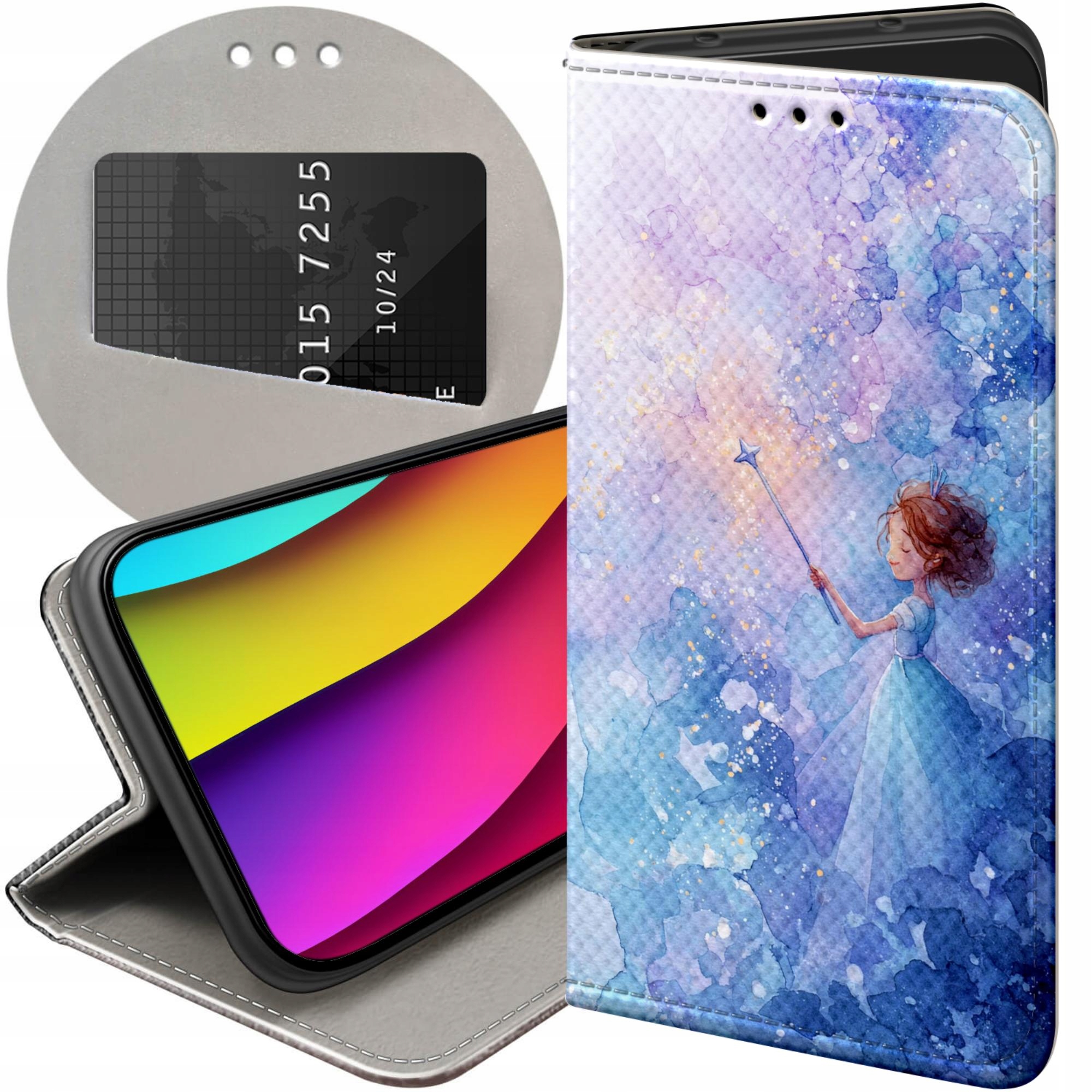 Etui Z Klapką Do Samsung Galaxy S24 Fe Księżniczka Queen Princess