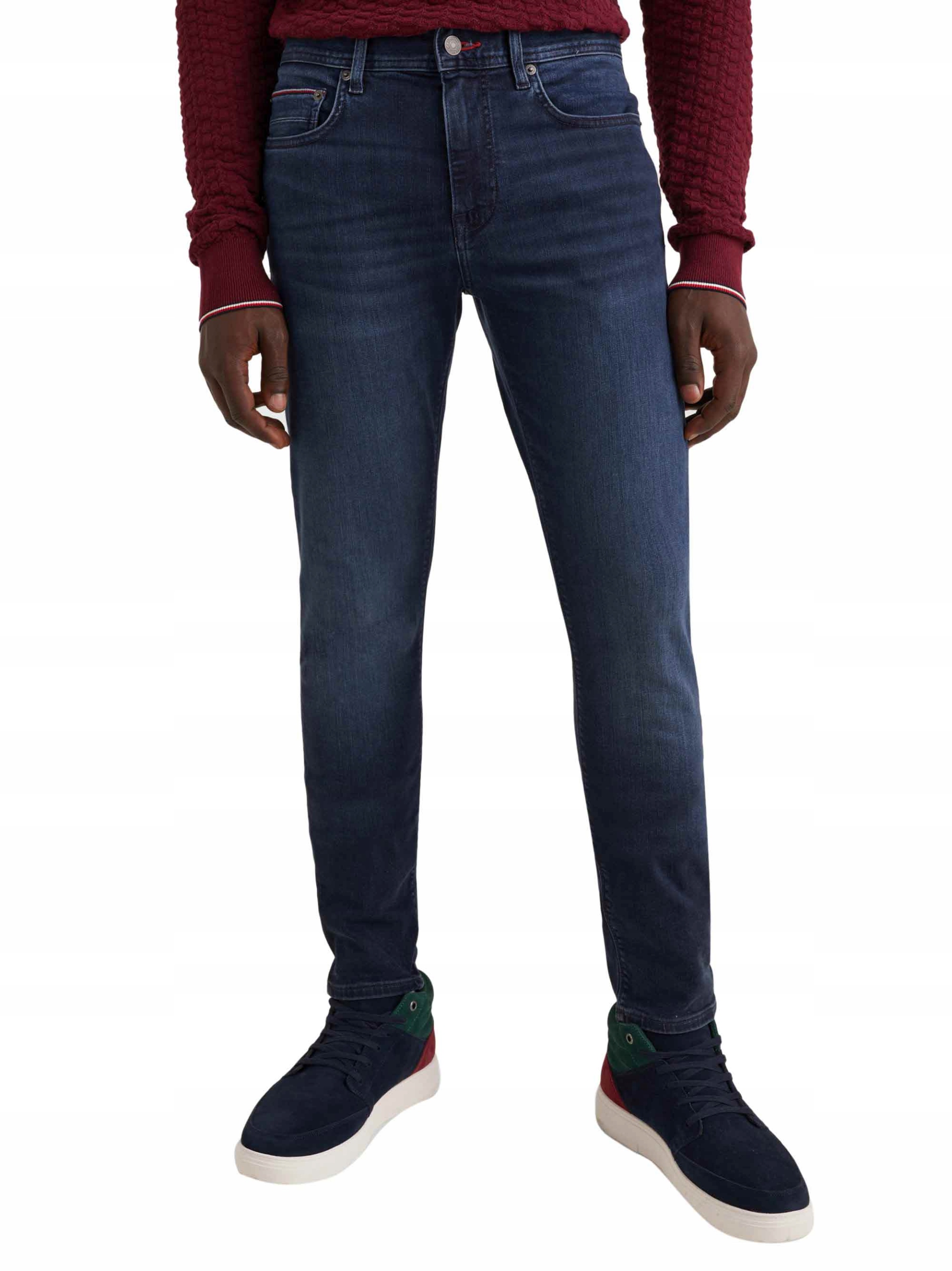 Tommy Hilfiger Męskie Spodnie Jeans Layton r.32/32