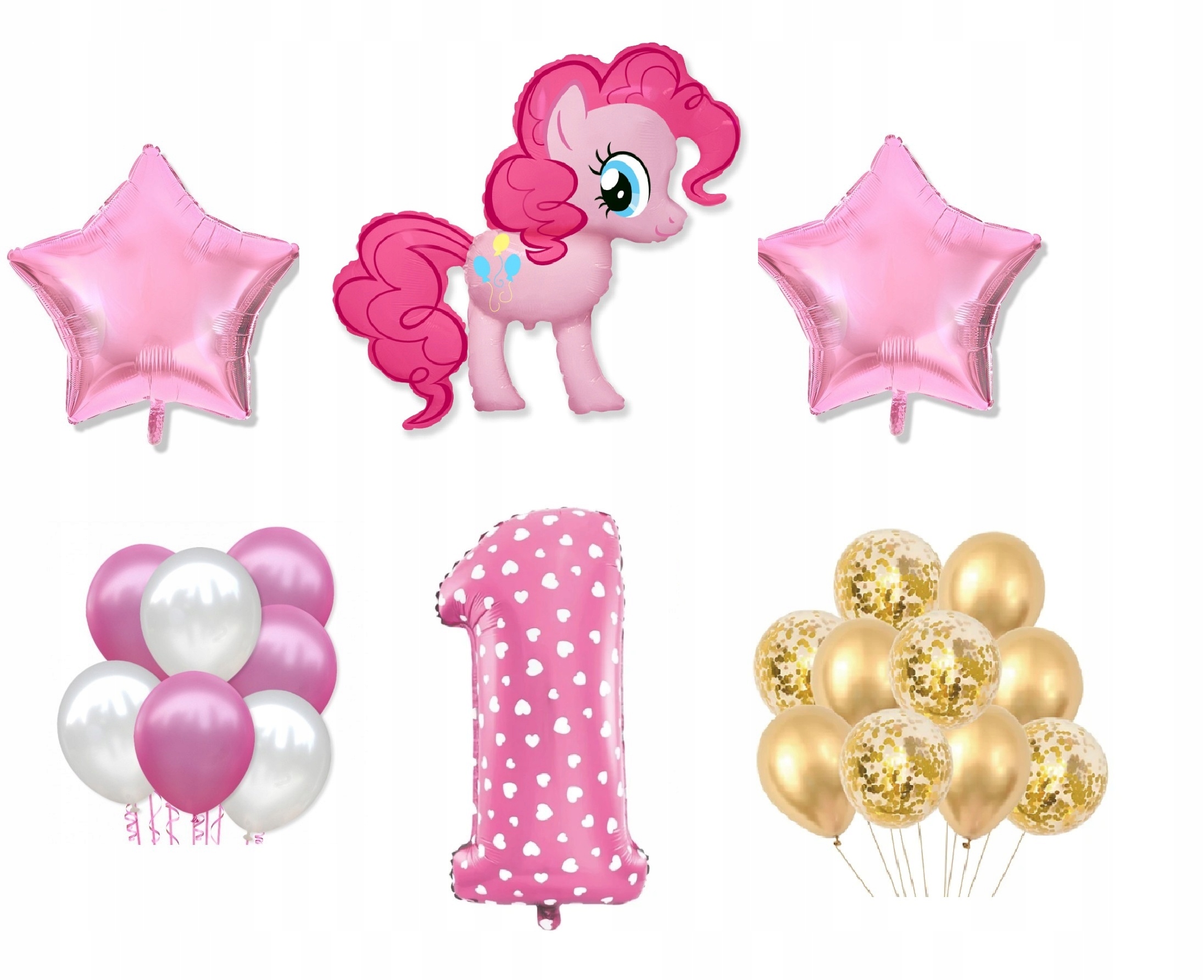

Mini Zestaw My Little Pony 1 Urodziny Balony Kucyk