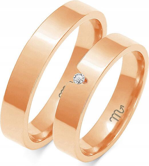 Svatební snubní prsten pro svatba pár 14K 585 velikost 14 15 16 pro muže