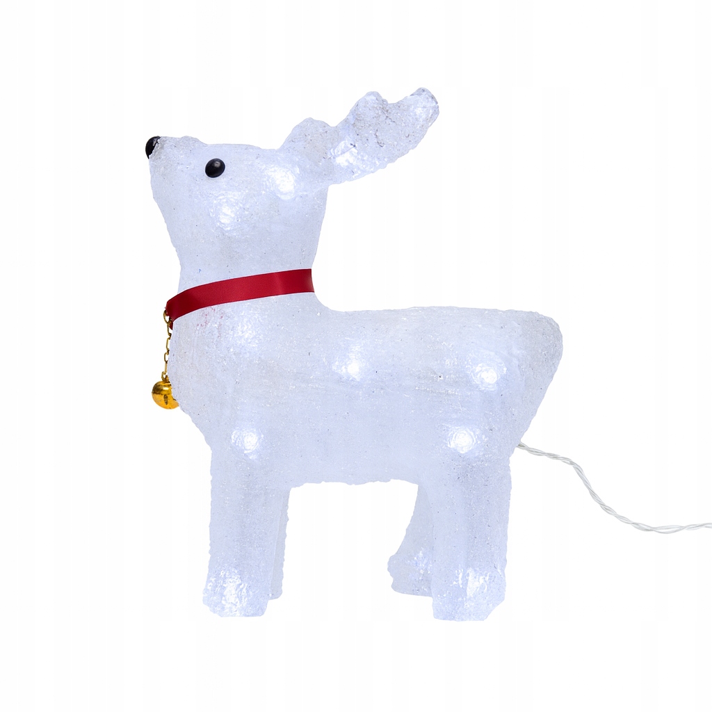 Sob 3D Na Elektřinu Led Světelné Efekty Bílá Studená Akrylová 23 CM