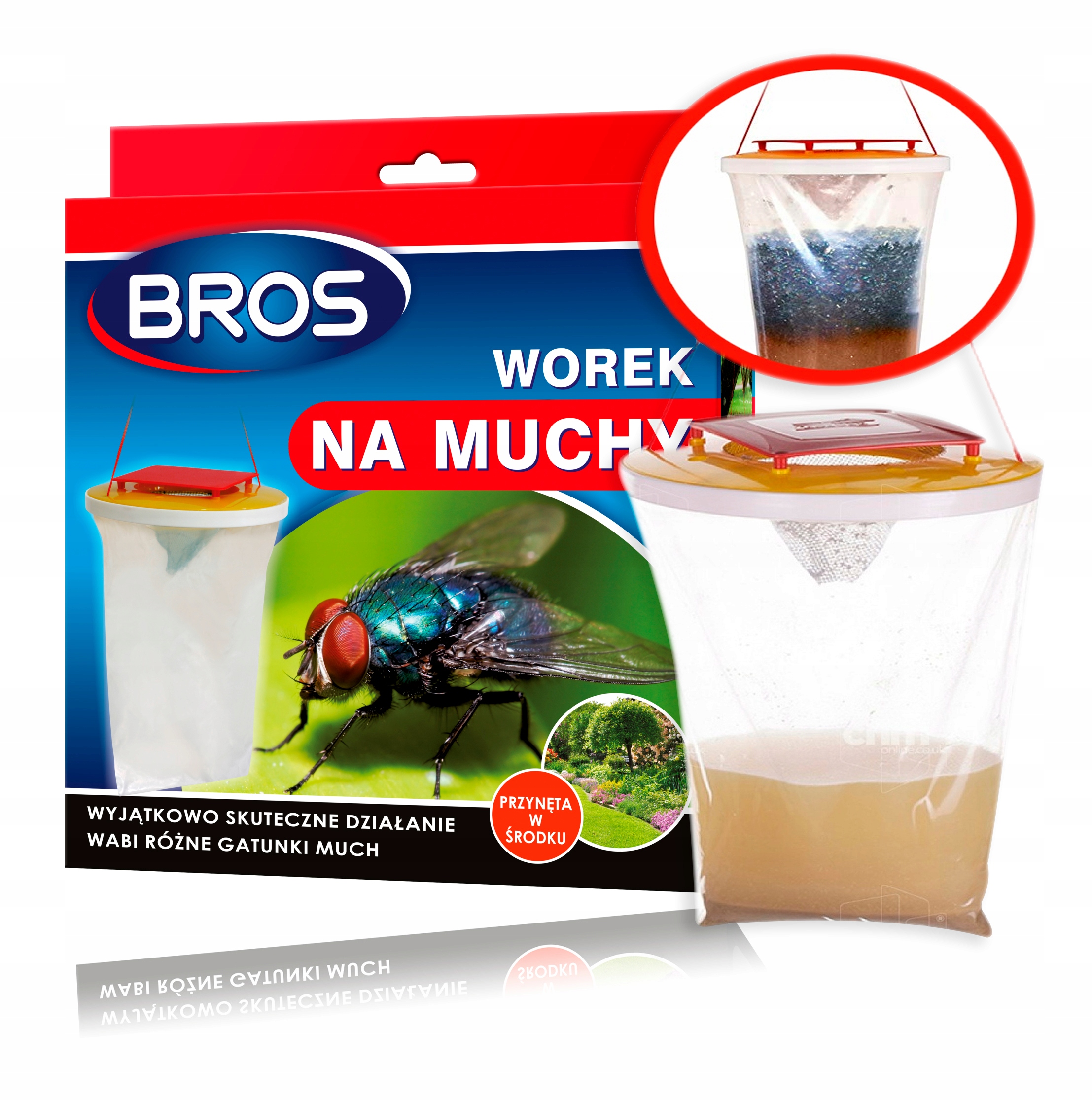 

Bros Worek Na Muchy Skuteczna Pułapka Przynęta