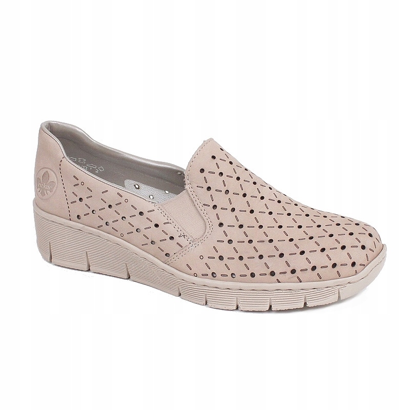 Rieker 53795 Béžové Pohodlné Polobotky vel. 38