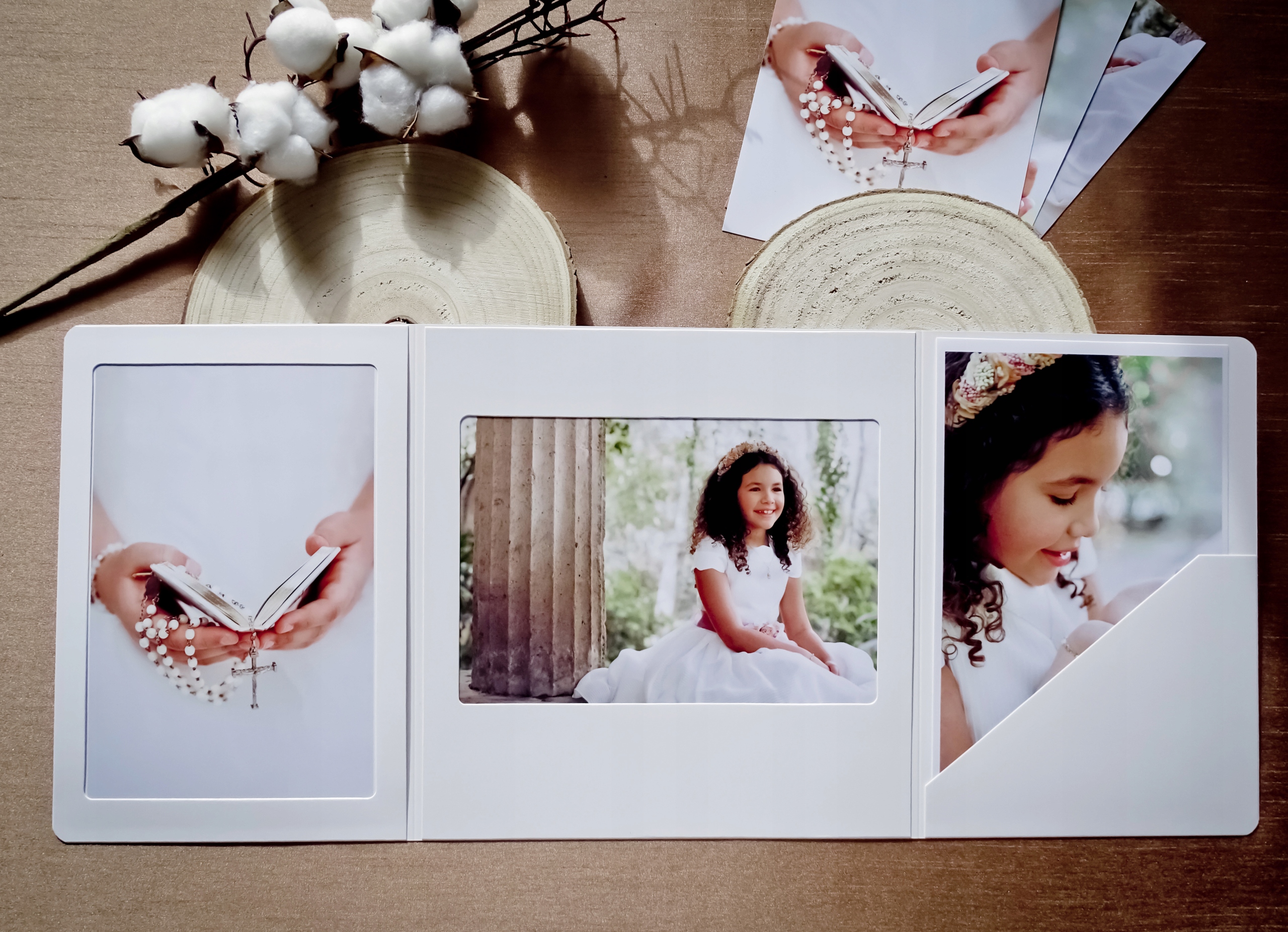 Album jamnik 2-7 zdjęć pion poziom 15x23 + kieszonka Komunia-kielich Producent Fotobox-24