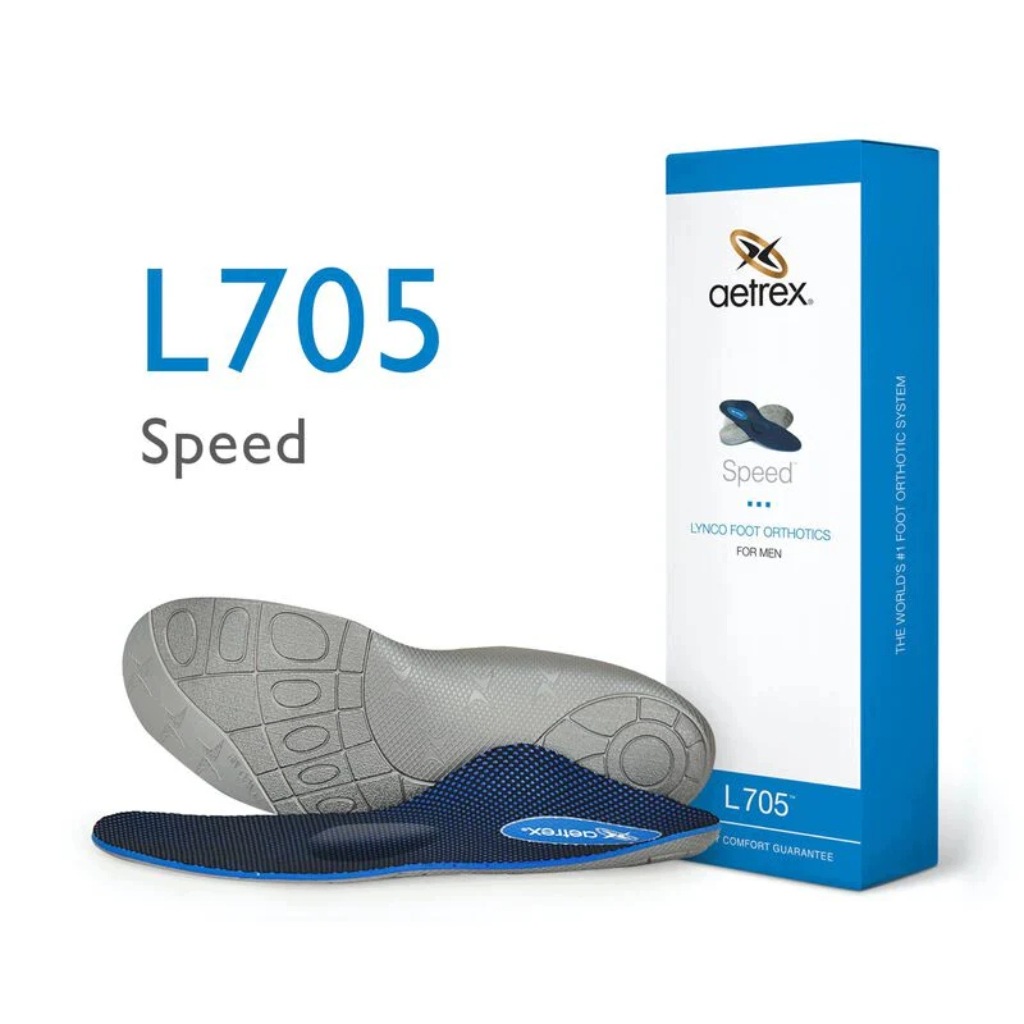 Ortopedické vložky Aetrex Speed L705 s podporou nártu 47.0