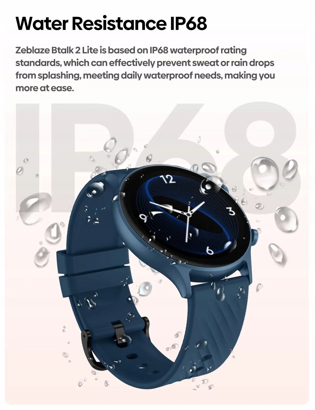 SMARTWATCH ZEBLAZE BTALK 2 LITE - FITNESS ZDROWIE TELEFON OSOBISTY ASYSTENT Transmisja danych brak