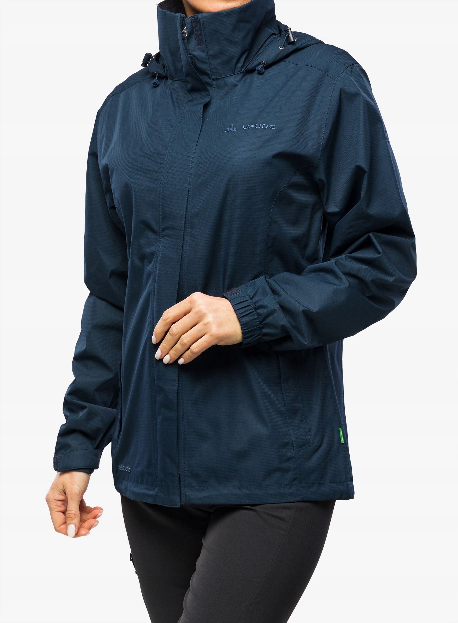 Dámská nepromokavá bunda Vaude Escape Light Jacket dark sea 36 Xs