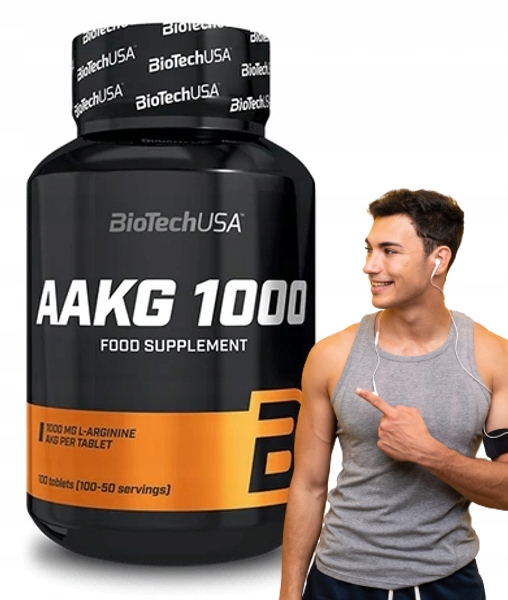 BIOTECH AAKG 1000MG 100TAB ARGININA POMPA NO BOOST — 7