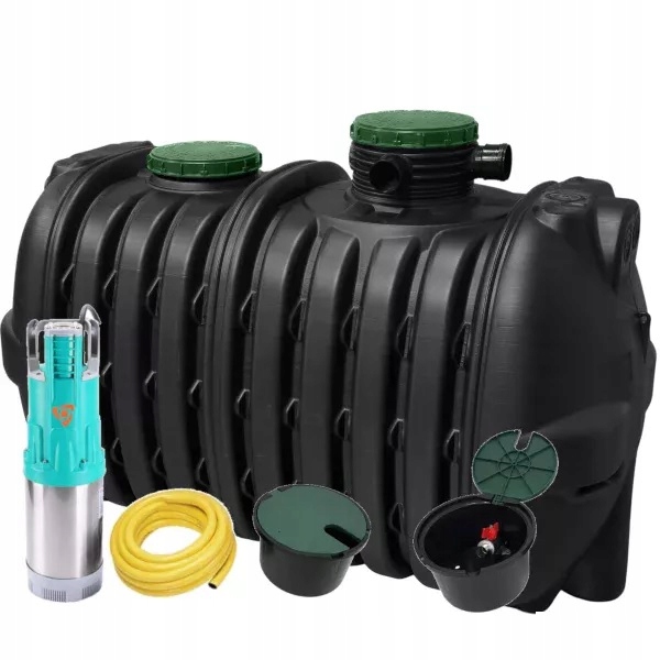 Zbiornik na deszczówkę AB 3000 l Zestaw Moja woda