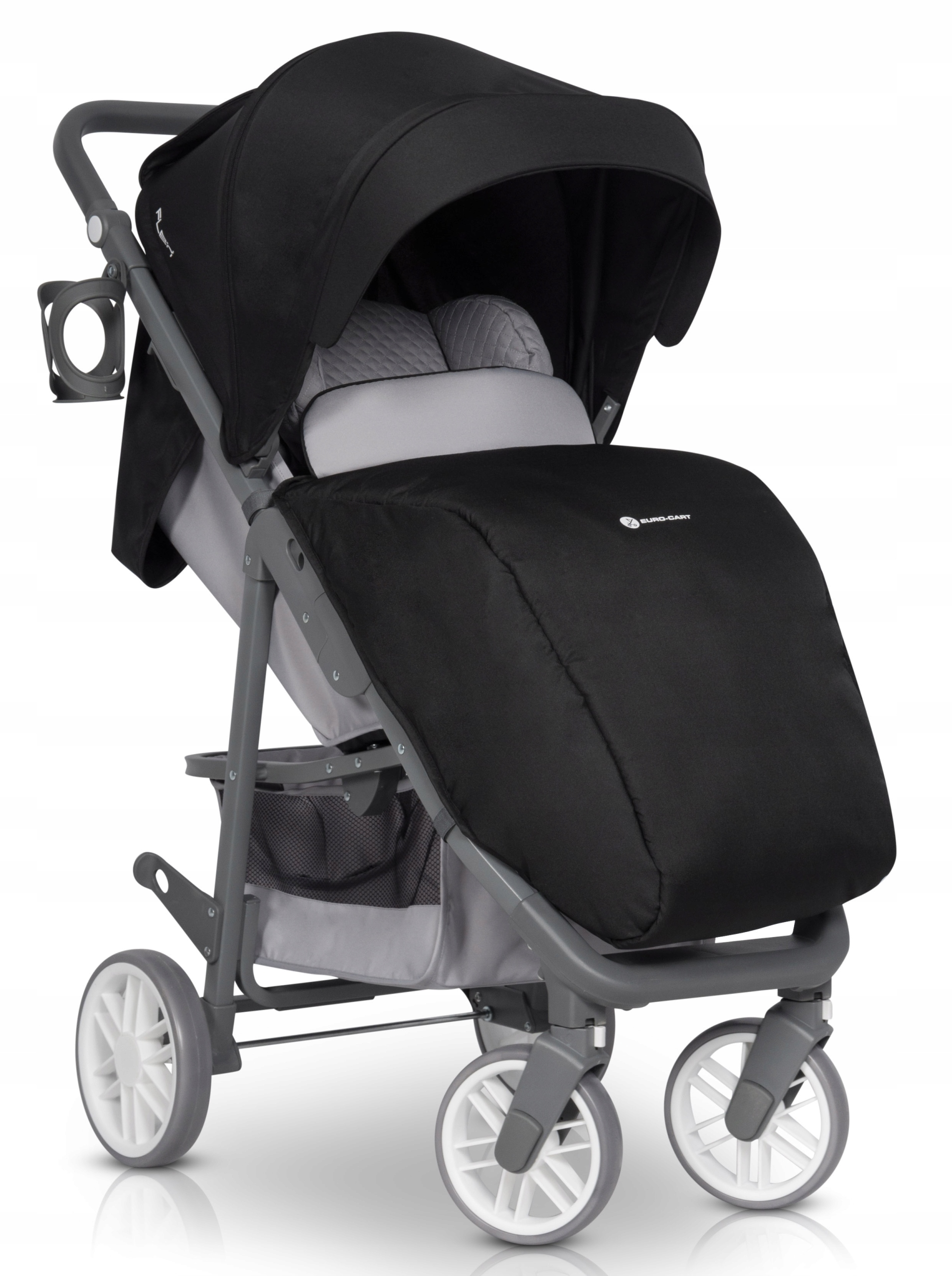 WÓZEK EURO CART FLEX do 22KG FOLIA MOSKITERA TORBA Typ siedziska Rozkładane