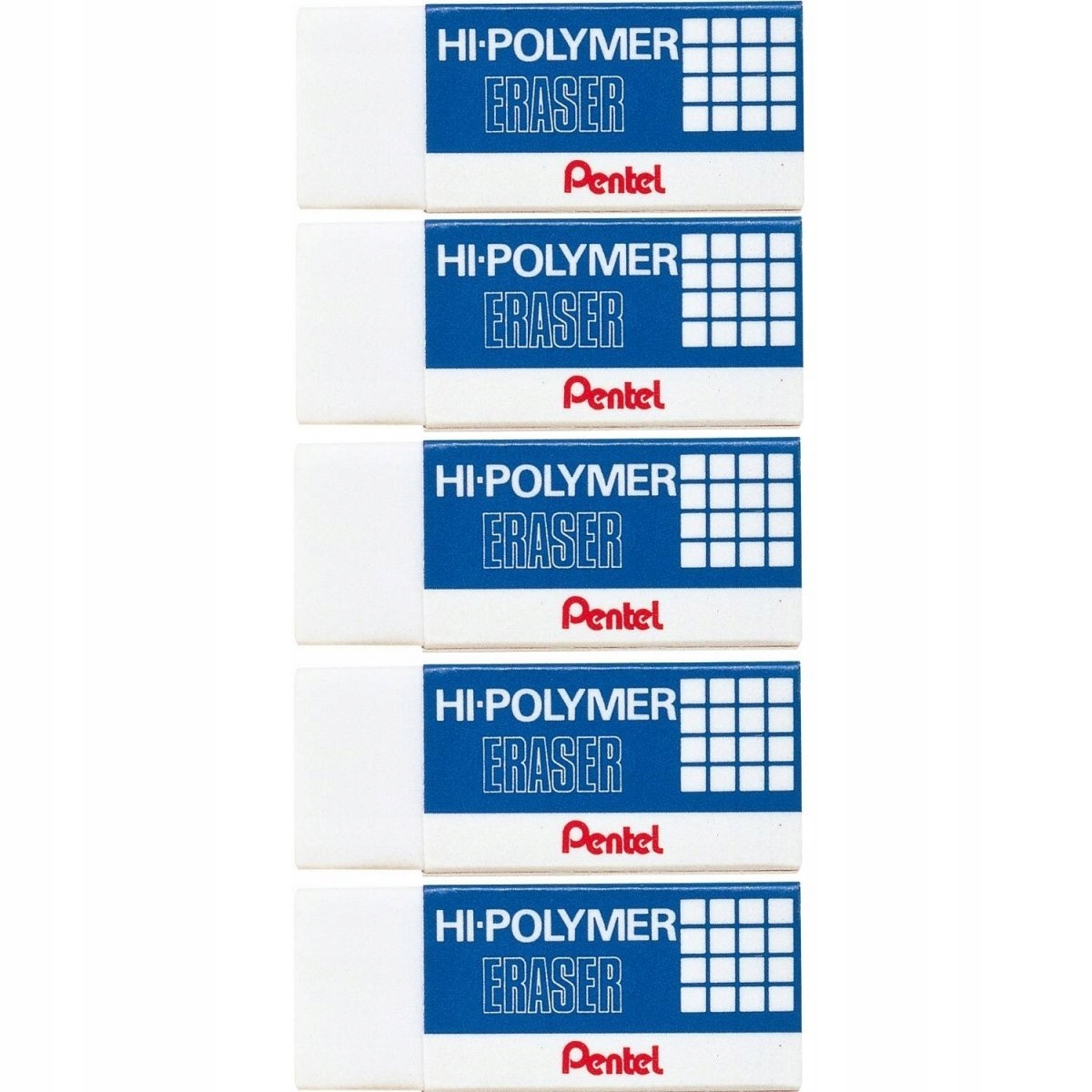 

5x Gumka Do Mazania Ścierania Hi-Polymer Pentel