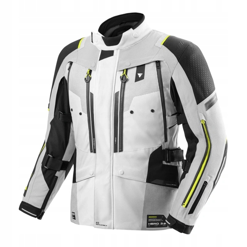 Motocyklová bunda Shima Hero 3.0 G2 Grey/fluo šedá fluo čierna Darčeky