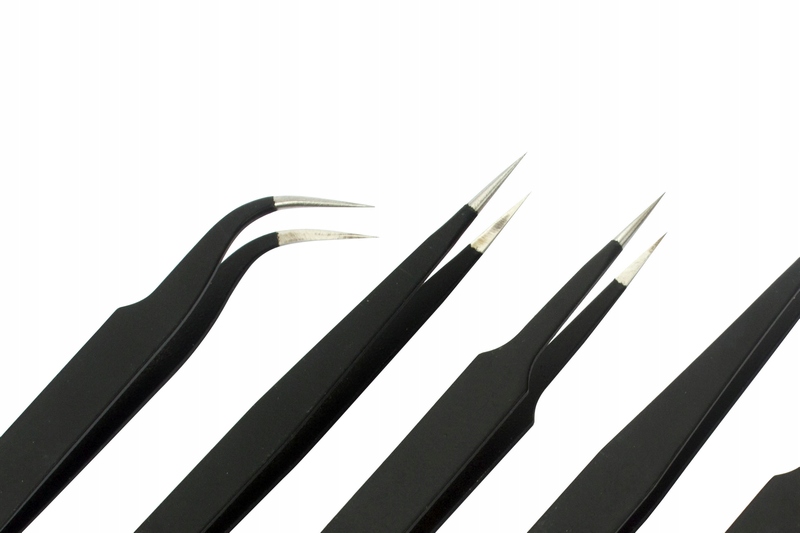 Pinceta PENSETA PĘSETA METALOWA ESD zestaw 6szt Marka Inna