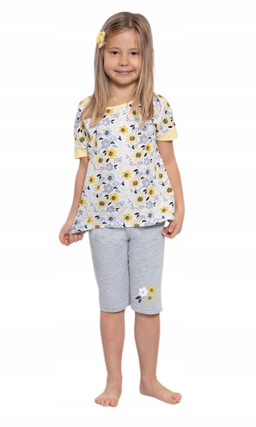 

Polska Piżama Dziewczęca Wadima 128 Żółty Słomkowy