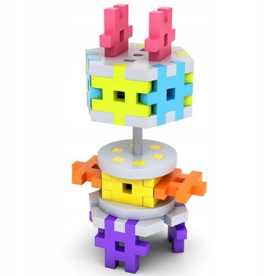 KLOCKI KONSTRUKCYJNE Wafle MELI Basic Constructor 100 elementów Seria Basic Constructor