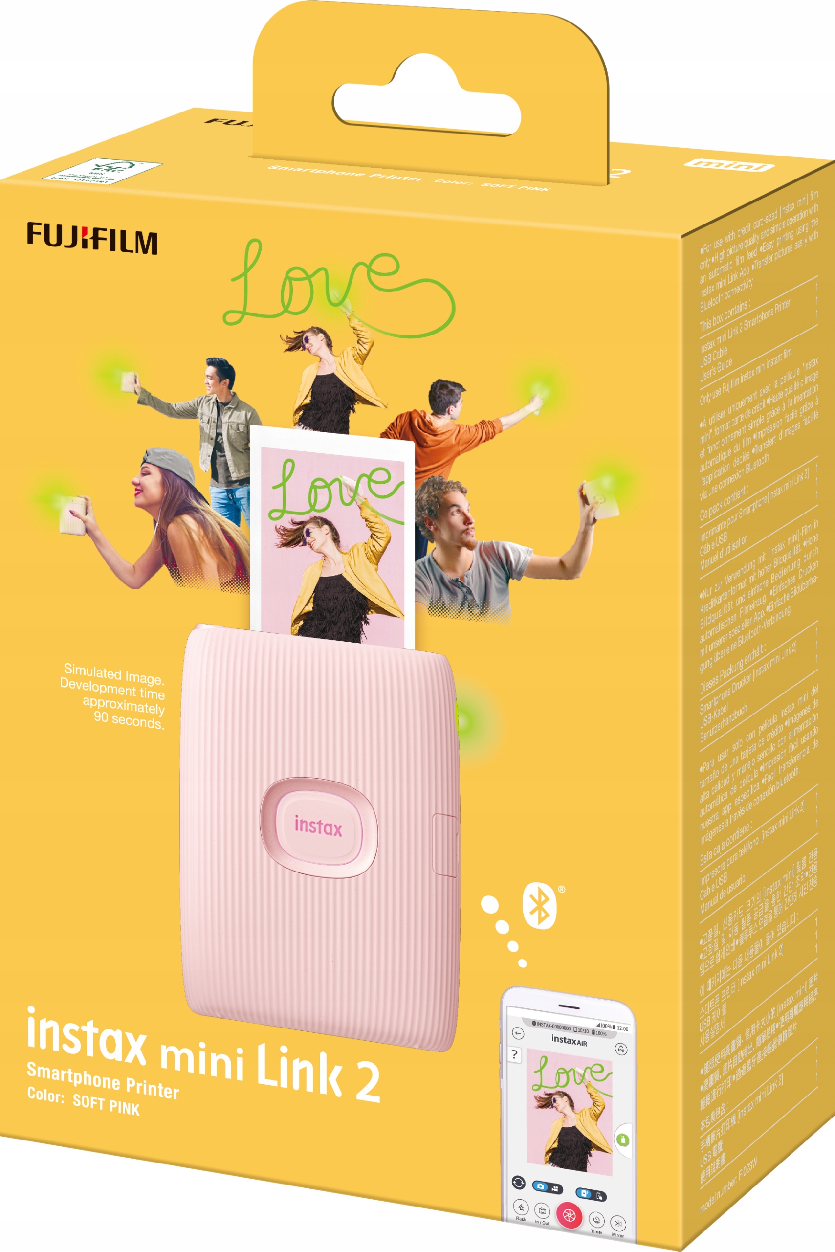 Drukarka Fujifilm Instax Mini Link 2 Soft Pink Model Instax Mini Link 2