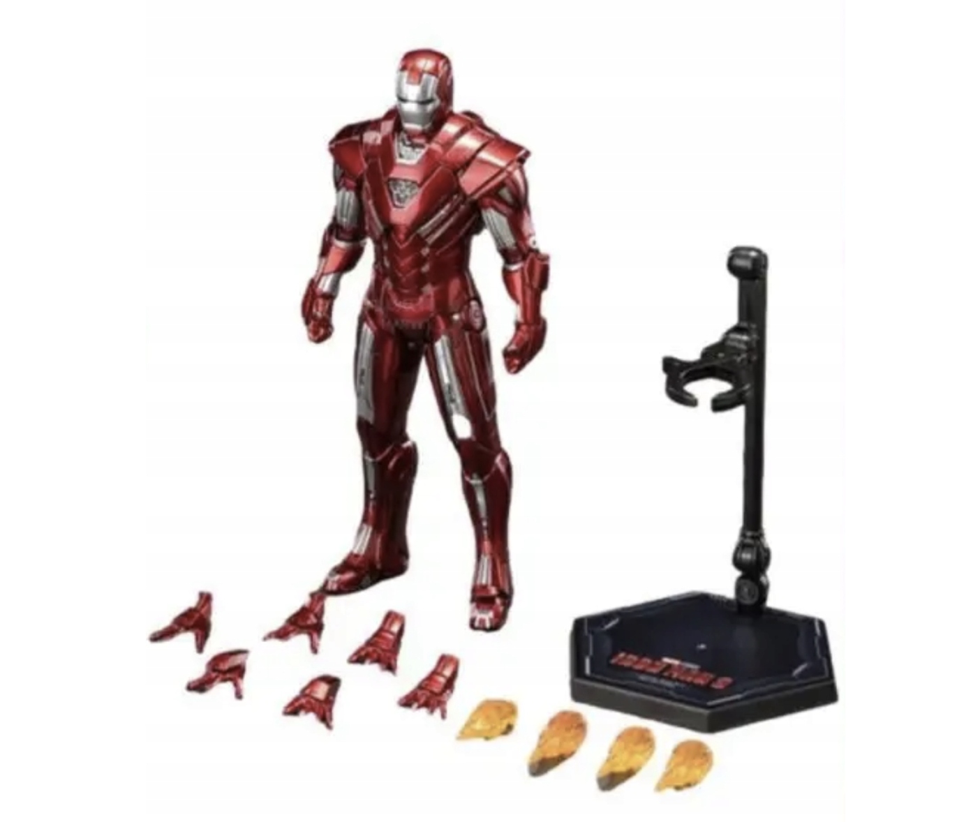 Pohyblivá figurka Iron Man Mk33 Silver Centurion 18 cm Marvel Zd Toys Orig.