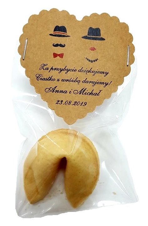 

ciasteczka z wróżbą podziękowanie prezenciki kraft